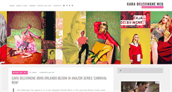 Desktop Screenshot of cara-delevingne.com