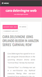 Mobile Screenshot of cara-delevingne.com