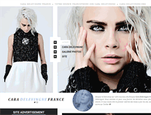 Tablet Screenshot of cara-delevingne.org